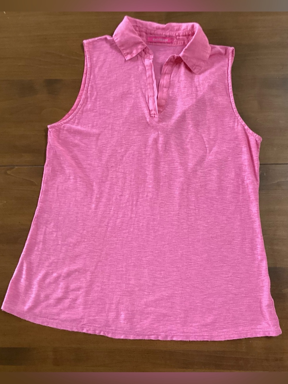 Cut Loose sleeveless polo shirt